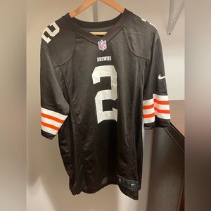 Mens Nike Browns Manziel Rookie Jersey Size L